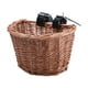 thumbnail image 2 of Cesta Para Manillar De Bicicleta, Resistente Al Agua, Cesta De Mimbre Para Bicicleta, Carga Frontal, 20cm X 14cm X 13cm, 2 of 3