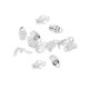 thumbnail image 1 of Pegamento Con Clip De 12 Piezas En Pendientes De Almohadilla En Blanco Resultados DIY Fabricación De Plata Blanco, 1 of 3