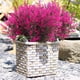 thumbnail image 5 of Flores artificiales RECUTMS de lavanda sintética, 8 paquetes (fucsia), 5 of 7