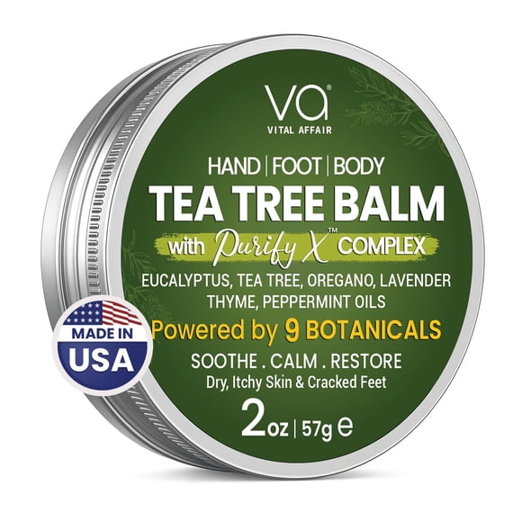 Bálsamo para el cuidado de la piel VITAL AFFAIR con aceite de árbol de té 60 mL para todas las edade