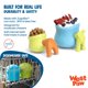 thumbnail image 3 of Juguete para perro WEST PAW Zogoflex Toppl Grande Rojo Cardinal, 3 of 8