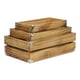 thumbnail image 2 of Juego de cajas Cheung's Rustic Farmstead de madera marrón oscuro (4832A-3), 2 of 9