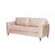 thumbnail image 2 of Sofa Cuero Milan 2 Cuerpos Beige, 2 of 4
