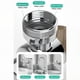 thumbnail image 3 of Extensor de grifo CBDYWVR giratorio 1080° con rocío facial, color plata, 3 of 7