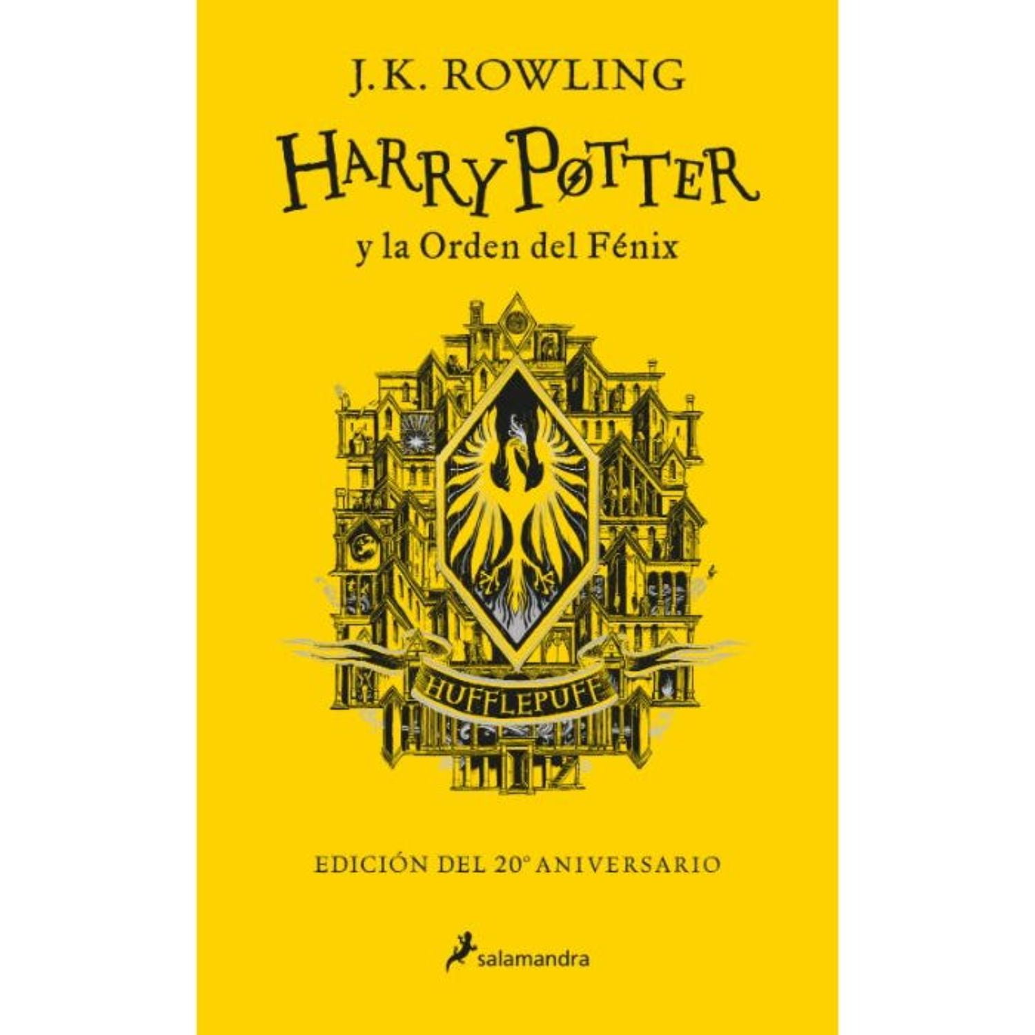 Salamandra - Libro Harry Potter Y La Orden Del Fenix (td)(20 Aniv.hufflepuff)