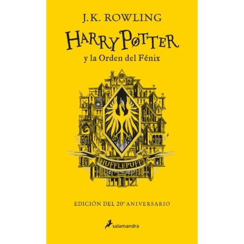Salamandra - Libro Harry Potter Y La Orden Del Fenix (Td)(20 Aniv.Hufflepuff)
