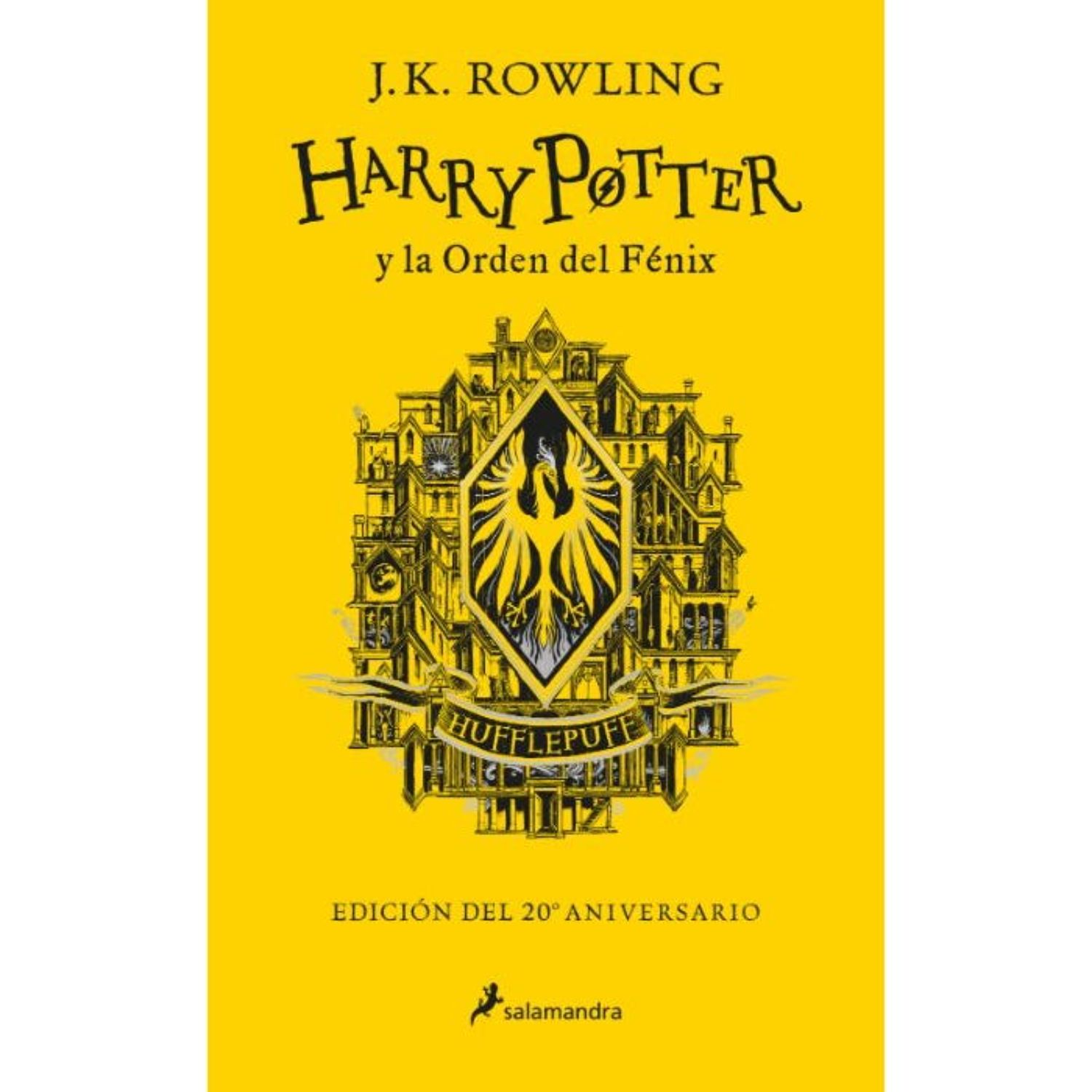 Salamandra - Libro Harry Potter Y La Orden Del Fenix (Td)(20 Aniv.Hufflepuff)