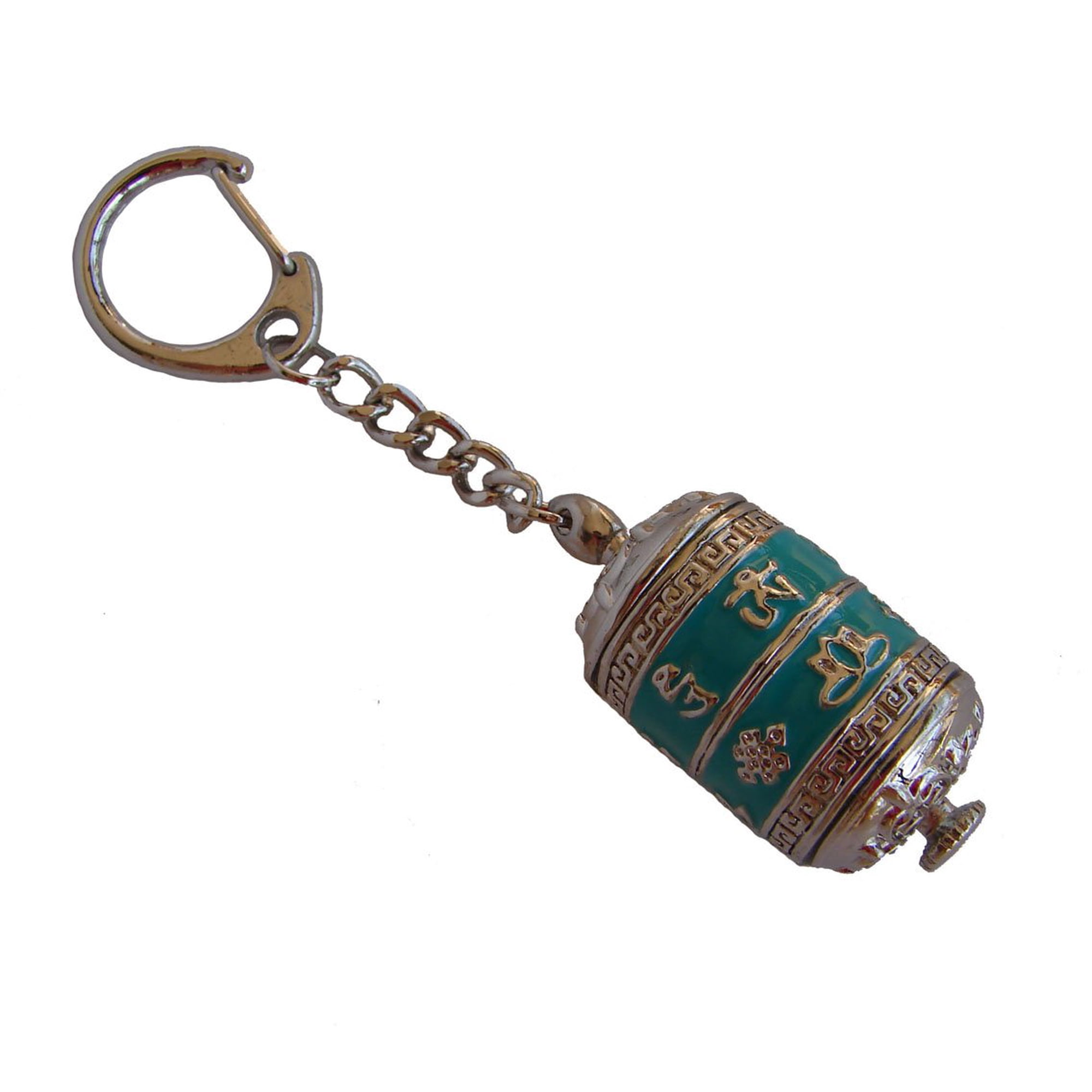 Feng Shui Import - Rueda De Oración Giratoria Om Mani Padme Hum, Color Rojo