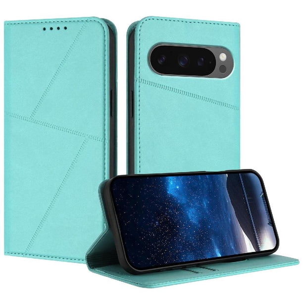 Funda Cartera Magnética para Google Pixel 10 Pro Protección Antichoque con Ranuras Verde