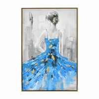 Muebles Santa Ana - Cuadro Bailarina De Celeste 60×90