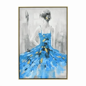 Muebles Santa Ana - Cuadro Bailarina De Celeste 60×90