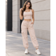 thumbnail image 1 of Conjunto Mujer Top Ajustado Espalda Cruzada y Pantalón, 1 of 5