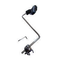 Magideal - Soporte Para Micrófono De Batería, Soporte Para Micrófono De Batería Para Instalar Accesorios De Batería Profesionales Resistentes, Soporte Para Micró Con Clip Para Micrófono