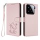thumbnail image 1 of Carcasa Billetera de Cuero Sintético para Xiaomi 15, Rosa, 1 of 6
