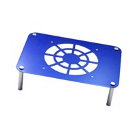 Magideal - Base De Enfriamiento Para Enrutador, Soporte De Enfriamiento Para Enrutador, Soporte De Disipación De Calor Multipropósito, Soporte De Red Para Estudi Azul