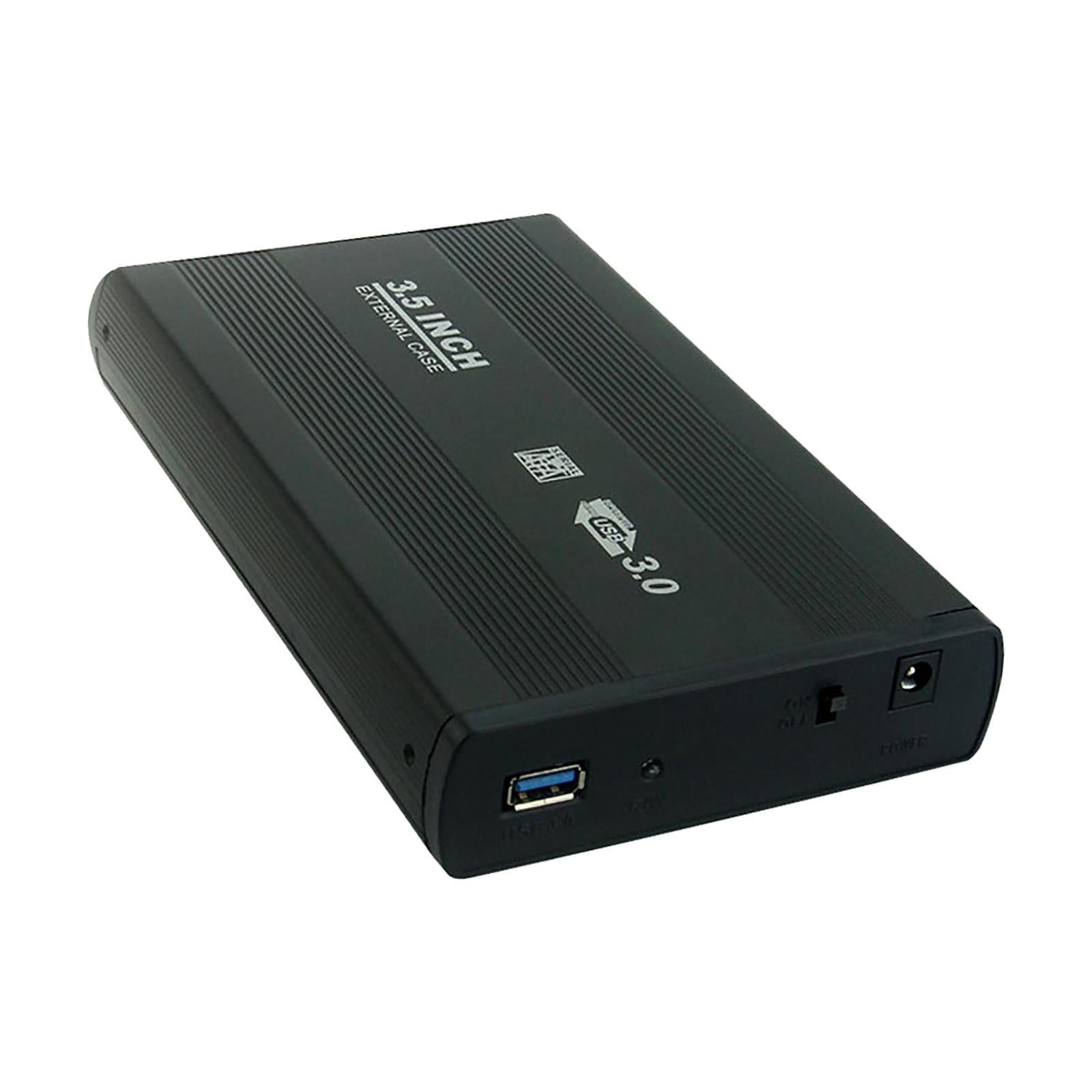Bothyi - Usb 3.0 A Sata Externo 3.5 Pulgadas Hdd Case Dock Disco Duro Hd Ssd Box Negro