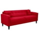 thumbnail image 2 of Sofa New Retro 3CG Felpa 00 Rojo, 2 of 6