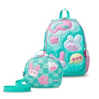 Pack Escolar Mochila Azul Grande + Lonchera Mediana Bunny Pump Totto