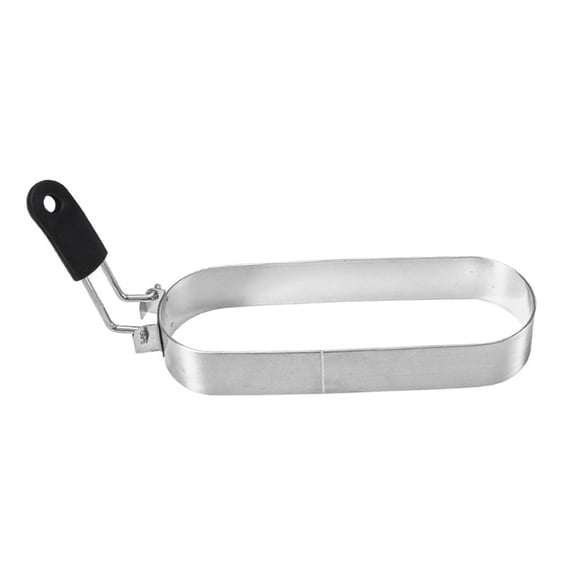 Anillo Para Huevo Frito Para Plancha, Desayuno, Cafetería, Postres, Tienda, Cocina, Utensilio De Cocina, 15 Cm X 6,5 Cm, Color Negro