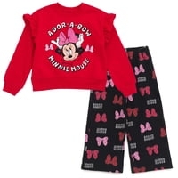 Conjunto De Buzo De Polar Con Capucha Para Niñas Disney Minnie Mouse
