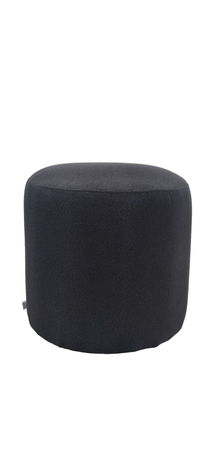 Diseños Valestrini - Pouff Redondo Lino Negro