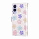 thumbnail image 4 of FOXDOCK Funda Tipo Cartera Floral para Samsung Galaxy S25 Edge ,Funda con Tapa de Cuero PU, Protección Antigolpes con Ranuras para Tarjetas y Soporte, 4 of 5