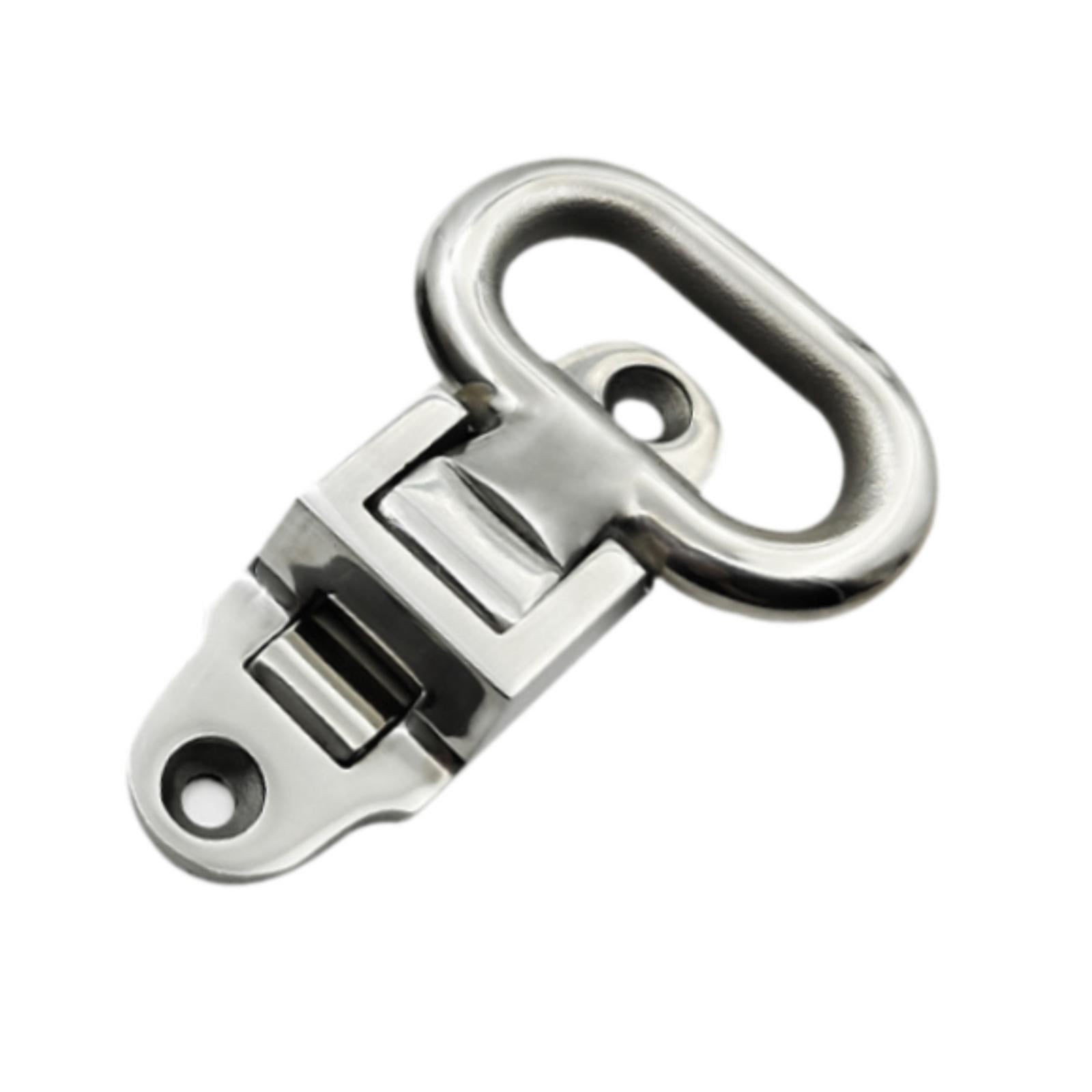 Ioensy - Pedal De Pie Para Mástil Plegable Marino Para Remolque De Automóvil, Color Plateado