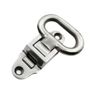 Ioensy - Pedal De Pie Para Mástil Plegable Marino Para Remolque De Automóvil, Color Plateado