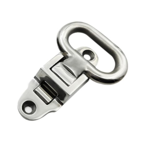 Ioensy - Pedal De Pie Para Mástil Plegable Marino Para Remolque De Automóvil, Color Plateado