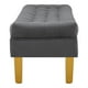 thumbnail image 3 of Banqueta Wood 2c Felpa 01 Gris, 3 of 4