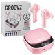 thumbnail image 1 of Audífonos True Wireless Groovz con estuche de carga - Rosa, 1 of 9