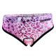 thumbnail image 3 of Ropa Interior De Ciclismo Para Mujer Pantalones Cortos De Montar En Bicicleta Acolchados En 3D M Pink Snow Leopard, 3 of 5