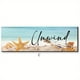 thumbnail image 1 of 1pc Relax and Soak in the Ocean with this Wooden Bathroom Wall Decor - Includes Seashell and Starfish Designs for a Beachy Vibe - Perfect for Bedroom, Entrance, and Bathroom Decor, 1 of 5