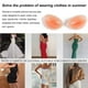 thumbnail image 5 of Cubrepezones adhesivos reutilizables con efecto push up, invisibles, sin tirantes y sin espalda para mujer., 5 of 5