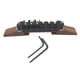 thumbnail image 2 of Sillines Bridge Roller Con Archtop Rosewood Base Jazz Guitar Parts Negro, 2 of 5