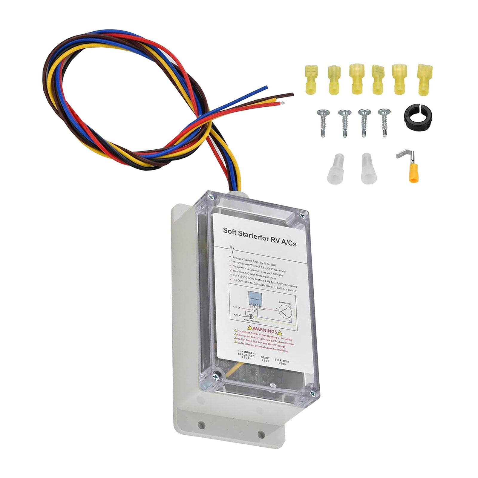 Ioensy - Kit De Arranque Suave De Aire Acondicionado Genérico Componente De Furgoneta Kit De Arranque Suave De Aire Acondicionado Para Vehículos Recreativos