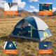 thumbnail image 4 of Tienda de campaña OLIXIS para 2 personas, impermeable y resistente al viento, azul, 4 of 7