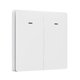 thumbnail image 1 of Interruptor Inteligente Wifi Mecánico 2 Botones Blanco - Compatible con Tuya / Smart Life, Alexa y Google Home, 1 of 3
