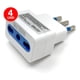 thumbnail image 2 of Pack 4 Adaptador Enchufe 10/16a C/protección Certificado, 2 of 6