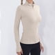 thumbnail image 4 of Ropa deportiva blanca de manga larga para mujer, ropa deportiva para correr, ropa de yoga, 4 of 6