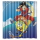 thumbnail image 1 of Cortina de ducha de Dragon Ball Z Goku cabalgando sobre Bob Esponja, juego de cortina de baño con ganchos, tamaño 66 x 72 pulgadas, 1 of 3