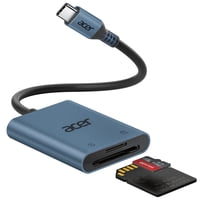 Lector De Tarjetas Sd Acer Usb-C De Doble Ranura De Aluminio 5Gbps