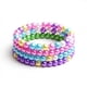 thumbnail image 2 of Set de pulseras de cuentas POZESE coloridas para niñas, 50 piezas, 2 of 5