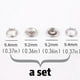 thumbnail image 3 of 100-Piece Plier Tool Set: 0.37in Metal Sewing Buttons & Fasteners for Clothes, Crafts & More!, 3 of 4