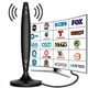 thumbnail image 1 of Antena 4K de Tv Digital Abierta Philco 360º Recepcion Coaxial Base Magnetica Uso Interior, 1 of 5