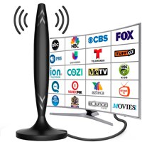 Antena 4K De Tv Digital Abierta Philco 360º Recepcion Coaxial Base Magnetica Uso Interior