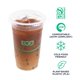 thumbnail image 4 of Tapas para vasos ECO PRODUCTS 1000 unidades PLA compostable transparente, 4 of 8