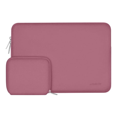 Funda Mosiso Para Portátil Macbook Air/Pro 13/14 Dusty Rose De 13,3""