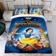 thumbnail image 4 of Blancanieves, la Princesa Conjunto de sábanas temático, trío de piezas, cómodo y amigable con la piel, diseño único, regalo de decoración para el hogar para familiares, amigos y fans,140cm *210cm, 4 of 6