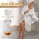 thumbnail image 3 of Asiento de ducha plegable Flngr de 16 pulgadas, soporte de pared, blanco, plegable, 3 of 7